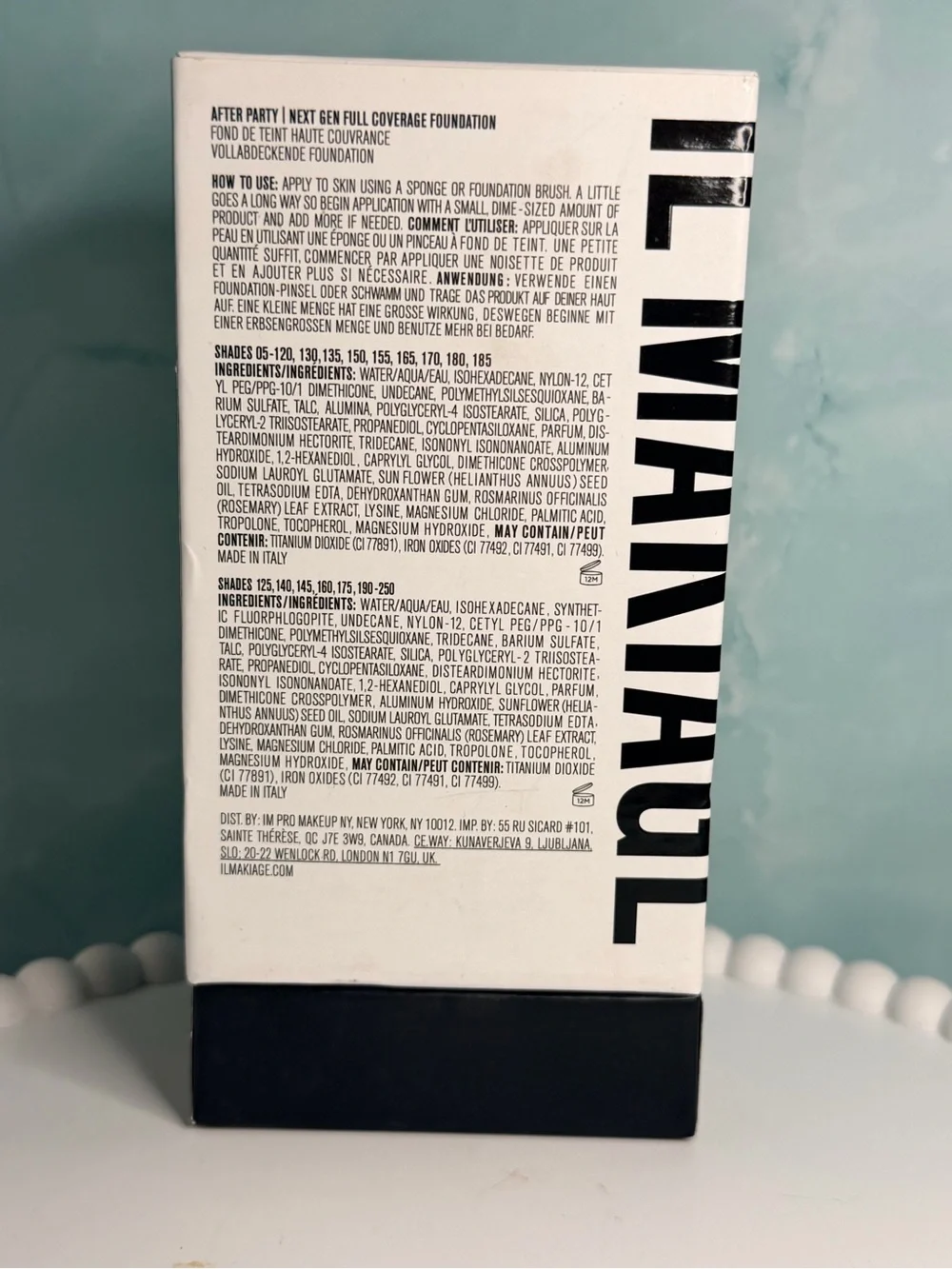 IL MAKIAGE After Party Full Coverage Foundation Shade 060. New in box.